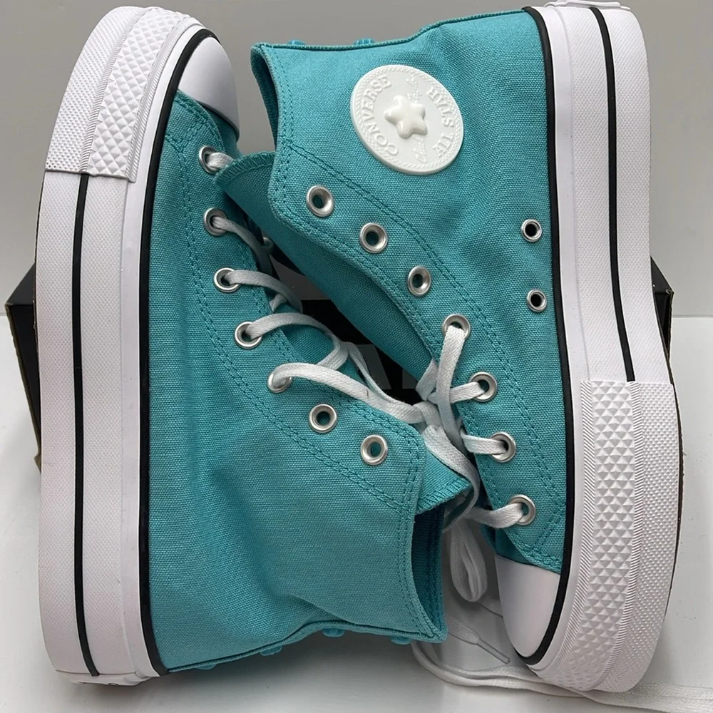 Converse WMNS CTAS LIFT HI
OCEAN DRIP/WHITE/BLACK A06492C Platforms Sneakers - Picture 11 of 16